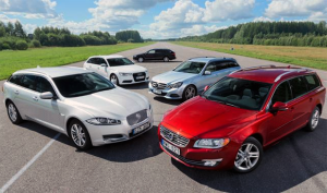European-car-sales-statistics-premium-large-segment-2014-Volvo_V70-Jaguar_XF